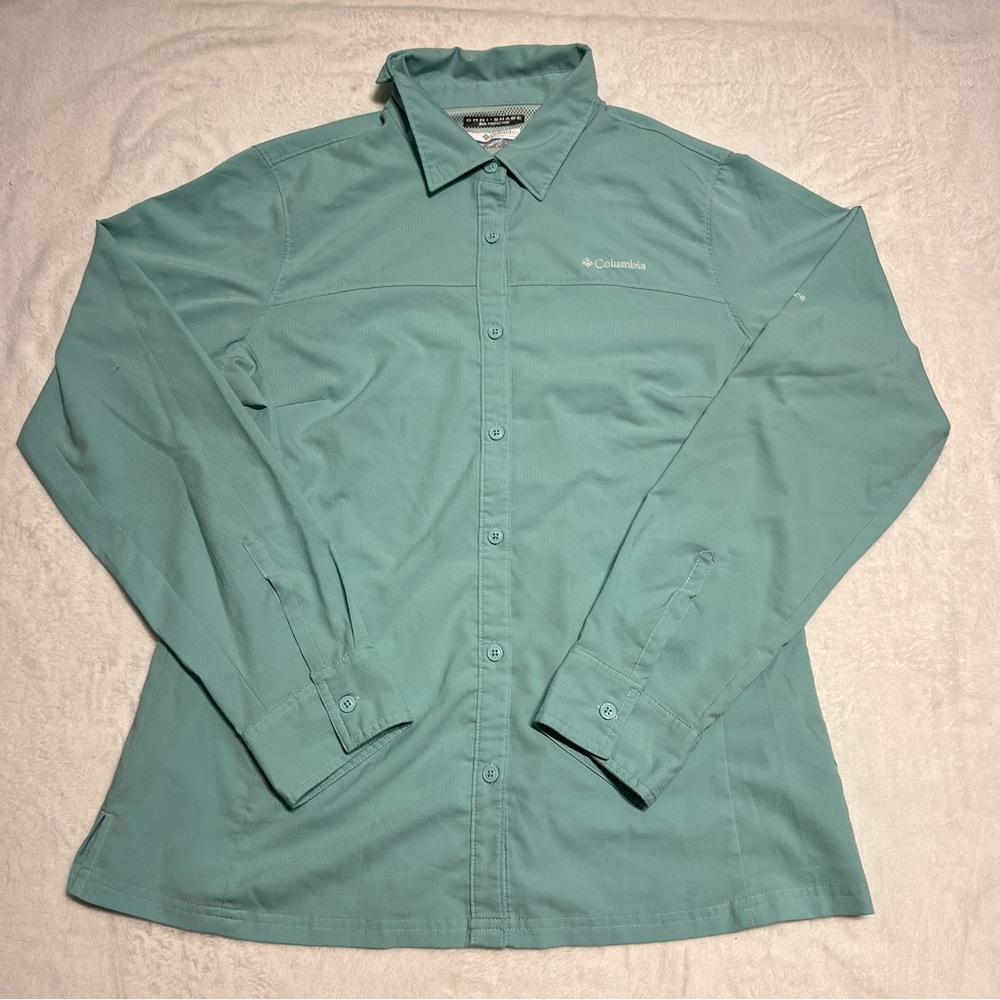 Columbia Meadowgate Long Sleeve Sun Protection Shirt Women’s Large Omni-Shade